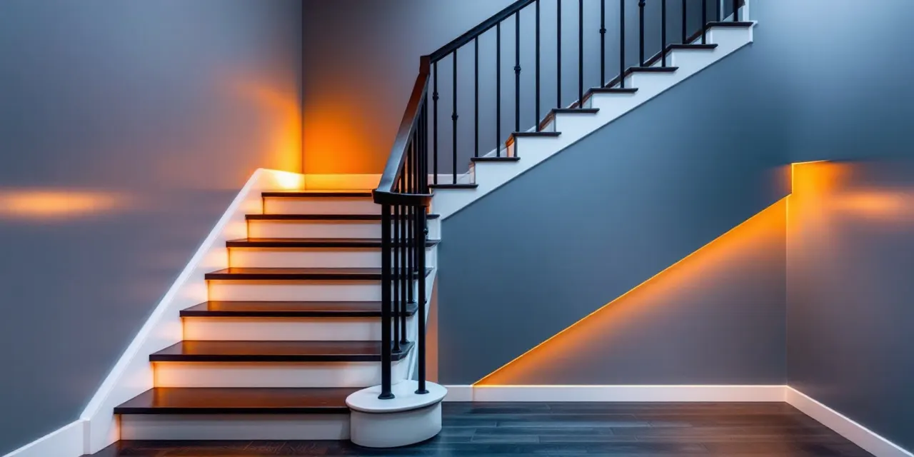 Basement Stairs Renovation in Calgary