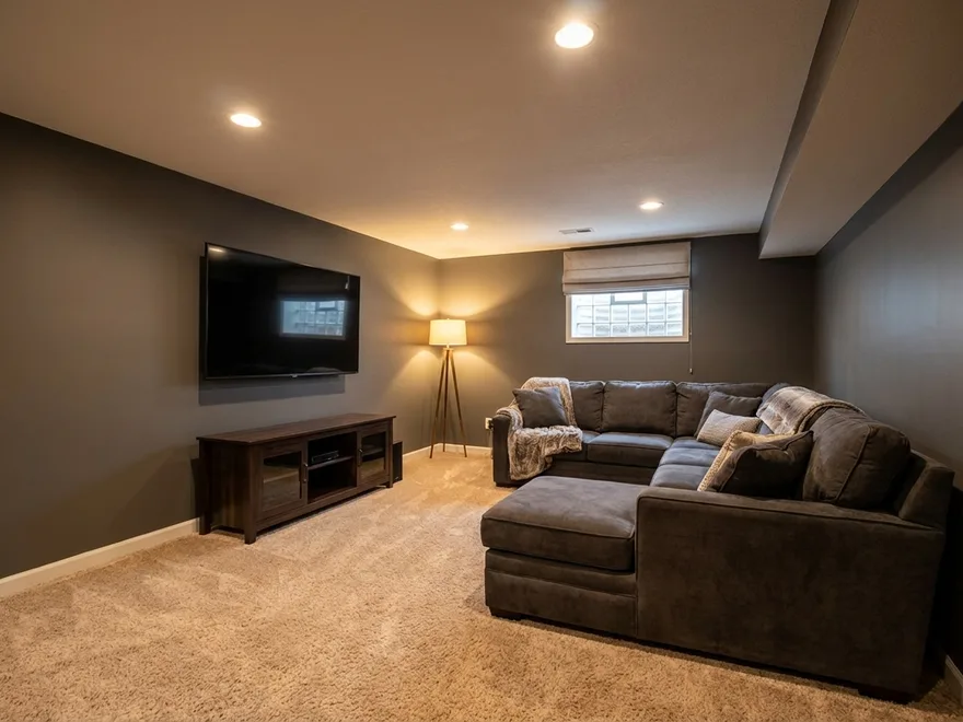 After — Home theatre lounge